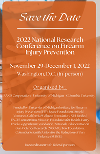 Natl Research Conference On Firearm Injury Prevention